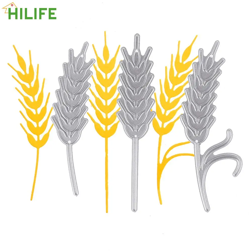 

Straw Wheat Plant Dies Metal Cutting Dies Scrapbooking Cut Die Mold Stencils Die Cuts Embossing 3pcs Album Paper Art Craft