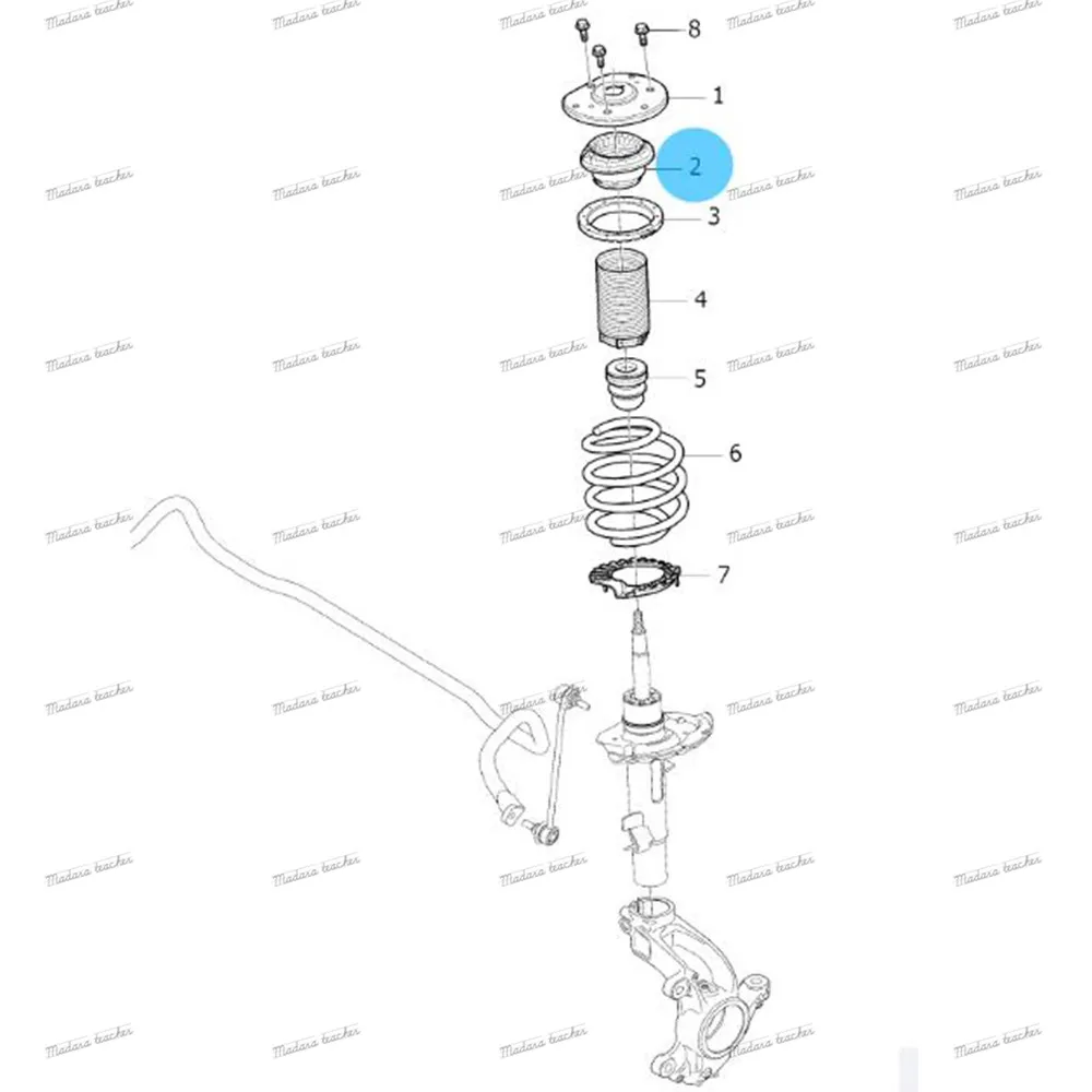 Для Land Rover VOLVO S60 II S80 V60 V70 MK3 XC60 XC70 передний опорный подшипник 31277826 31201027 LR018785|Детали
