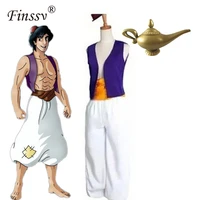 halloween adult cosplay complete set clothing adult cosplay costume mythical prince aladin stage performance costume magic lamp