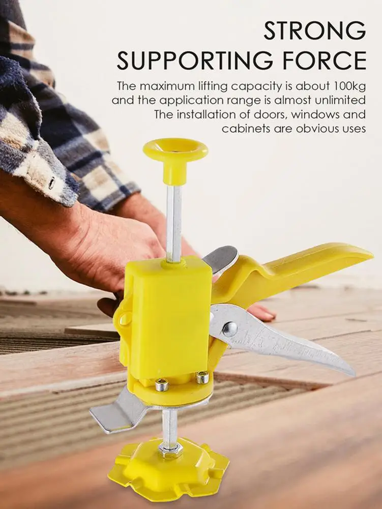 Viking Arm Tile Height Regulator Clamping Construction Tool Labor-Saving Stainless Steel Locator Leveling System Lifter Jack