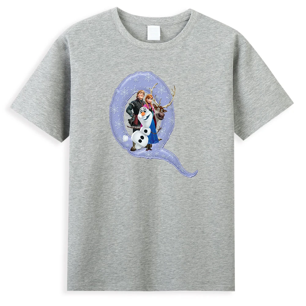 Футболки с принтом надписи Холодное сердце Анны и Кристофа мужские топы надписью