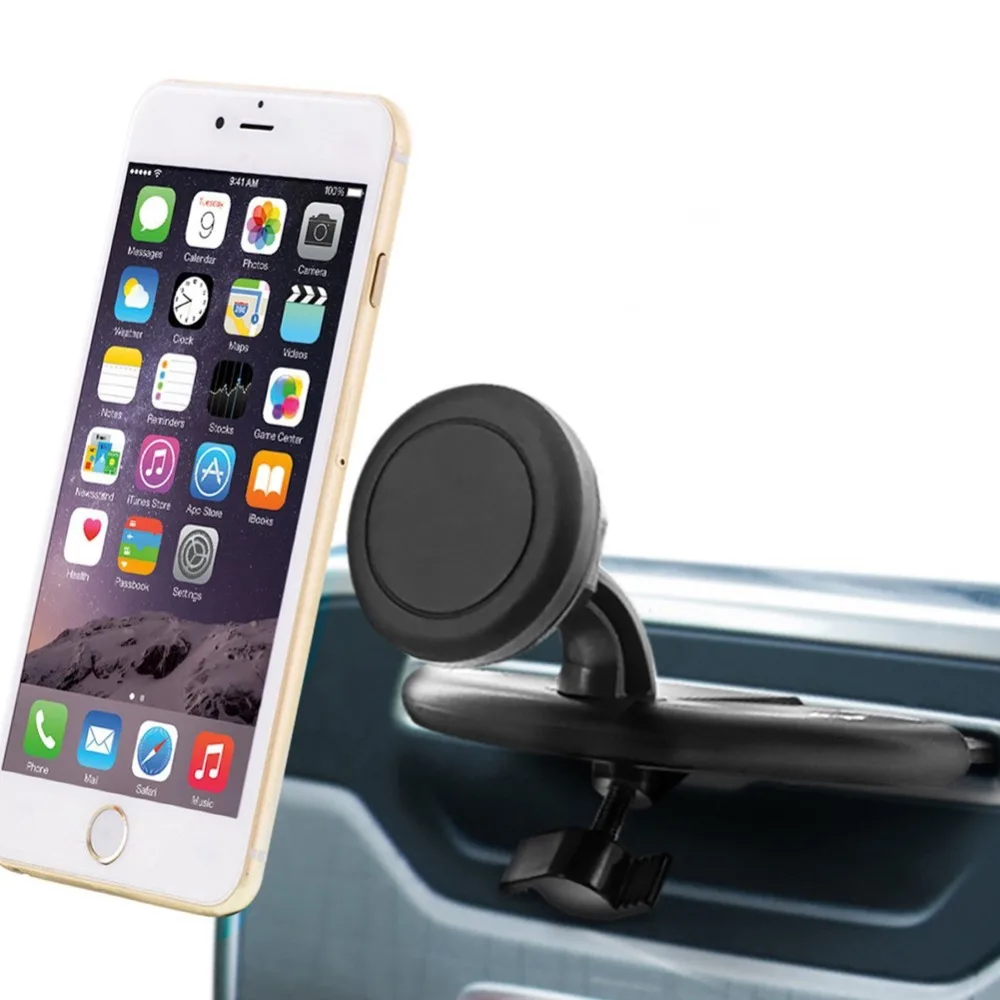 

Round Magnetic Phone Holder in Car Magnet Mount CD Slot Navigation Universal Bracket Stand Car Phone Holder For Phone GPS