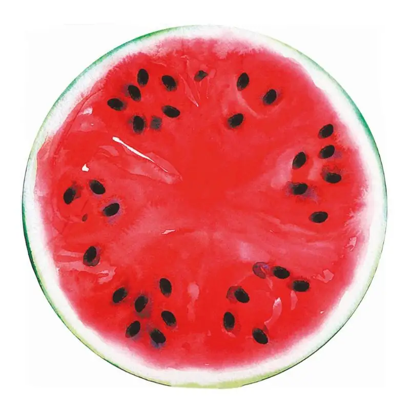 Watermelon 05 Полиэфирное пляжное полотенце из декоративной ткани гамбургер с фруктовым принтом коврик для пикника пляжное одеяло для дома настенное художественное украшение - Цвет: Watermelon 05