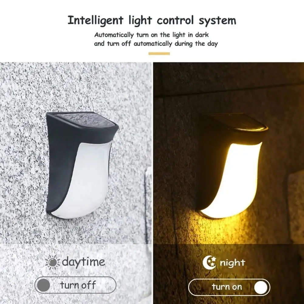 

Solar Panel Outdoor Lighting Wall Lamp Waterproof Street For Country House Garden Decoration Solar Lantern Fixture Night Light