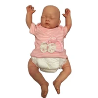 cute toys reborn baby doll newborn vinyl silicone gift childrens good friend
