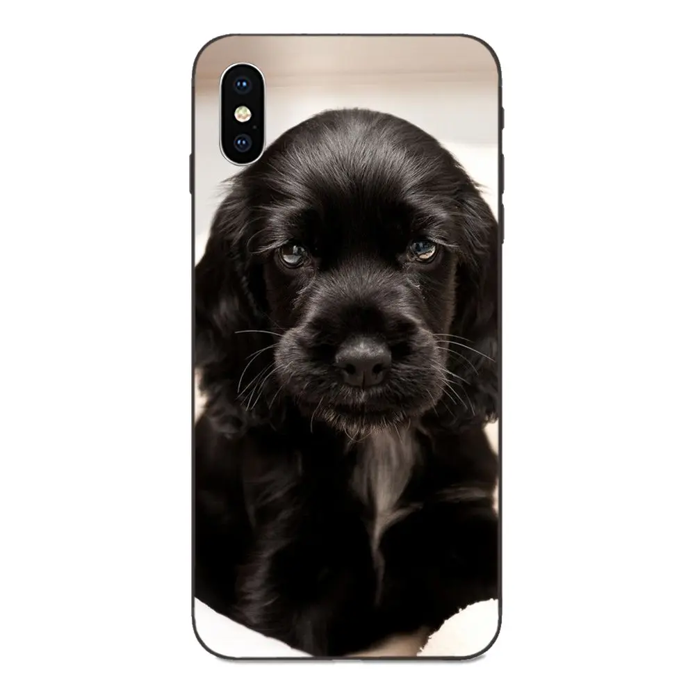 Щенок кокер-спаниеля для Galaxy A3 A5 A6 A6s A7 A8 A9 A10 A20E A30 A40 A50 A60 A70 A80 A90 плюс 2018 мягкий чехол