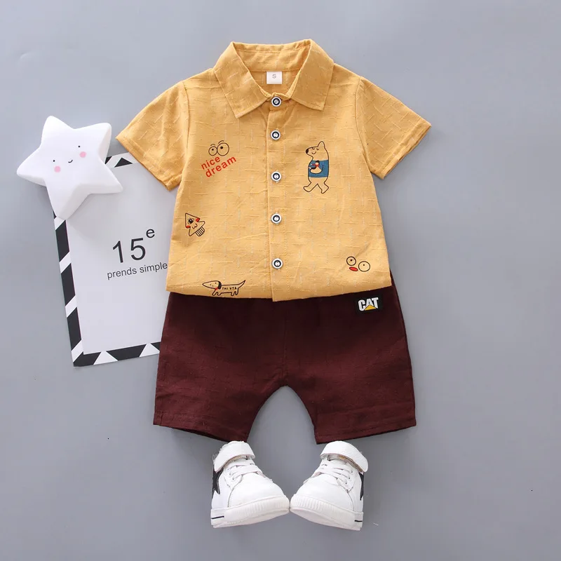 Комплекты одежды для мальчиков новая летняя детская модная праздничная одежда