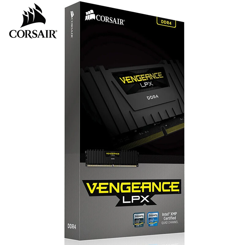 CORSAIR Vengeance ram память LPX 4 ГБ 8 16 32 DDR4 PC4 2400 МГц 2666 3000 3200 модуль Mhz ПК ОЗУ компьютера