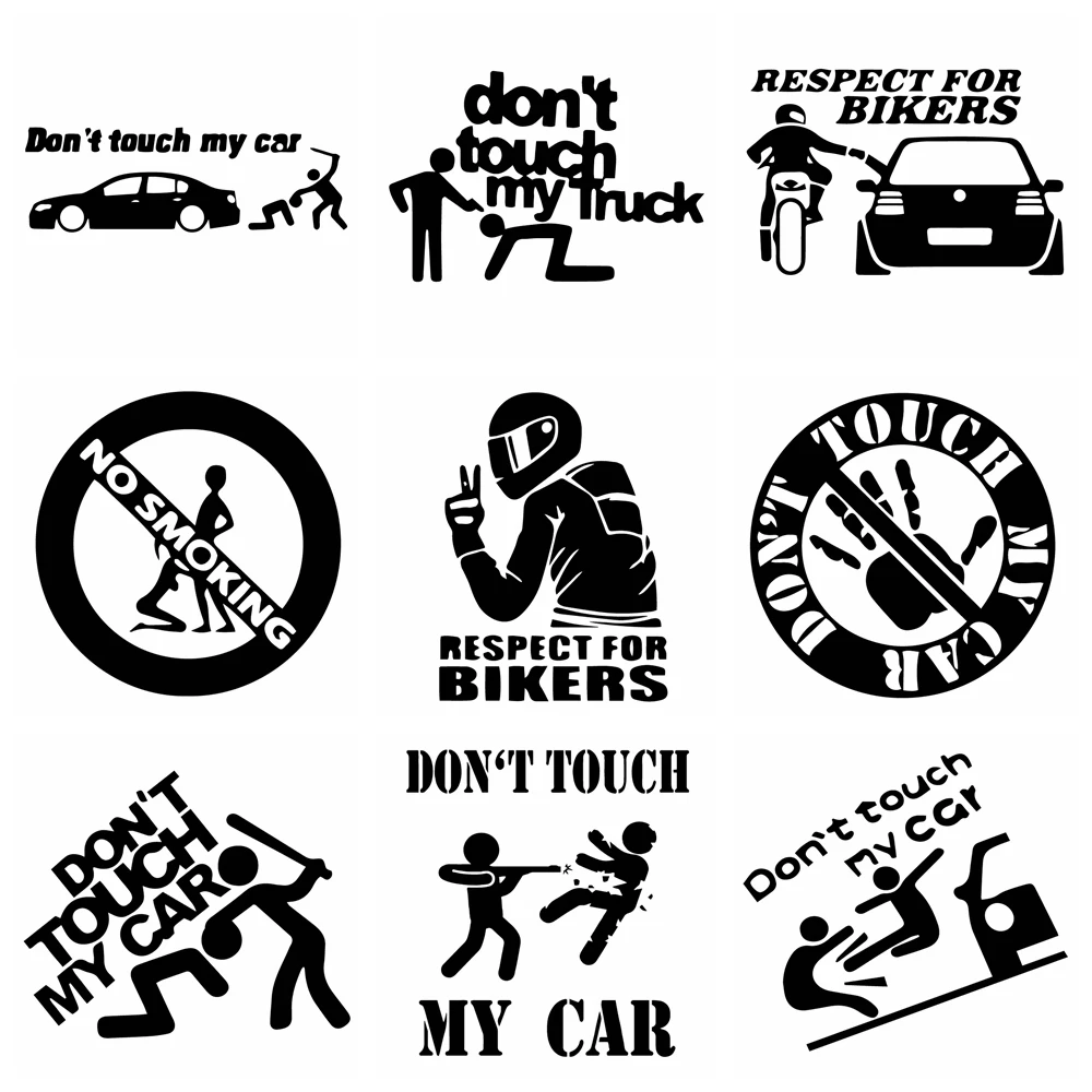 

Наклейки на зеркало заднего вида, новый дизайн, не прикасайтесь к моему автомобилю