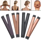 1 шт. твист губка пончик для пучка прическа французская коса Инструменты для укладки волос сделай сам волшебный пучок прическа искусственная черная Горячая