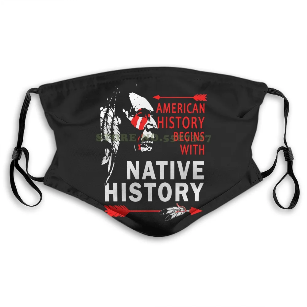 Маска для лица Американская история начинается с родной истории модные смешные