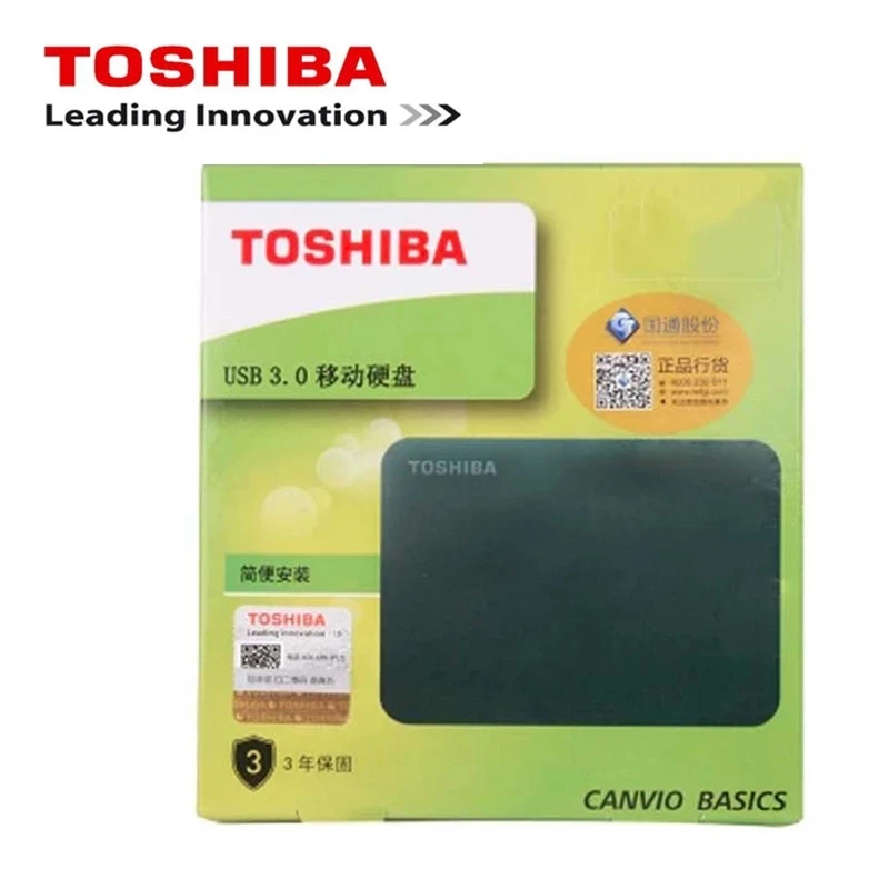 Original Toshiba A3 Hard Disk 1TB 2TB 4TB  External Hard Drive USB 3.0 5400RPM  Portable HDD 2.5' Black For Laptop images - 6