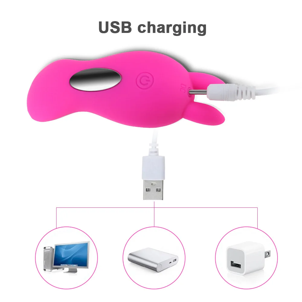 Трусики вибрирующие G-spot Стимулятор клитора Вибраторы USB зарядка