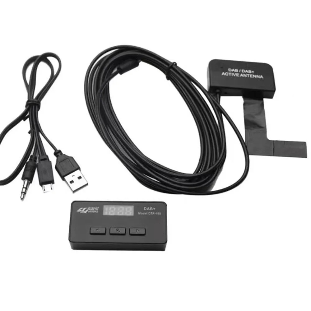 DTR-168 Автомобиль DAB антенна USB адаптер приемник для Android автомобильный стерео