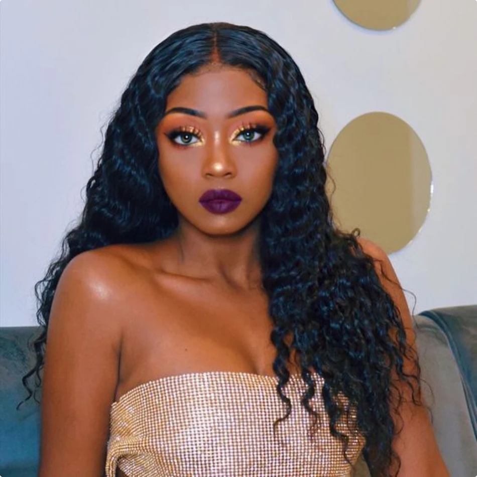 Yeswigs полностью кружевные человеческие волосы парики для черных женщин Remy