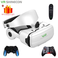 virtual reality vr glasses 3d for iphone android mobile phone cell smartphone headset helmet wirth real with controller lenses