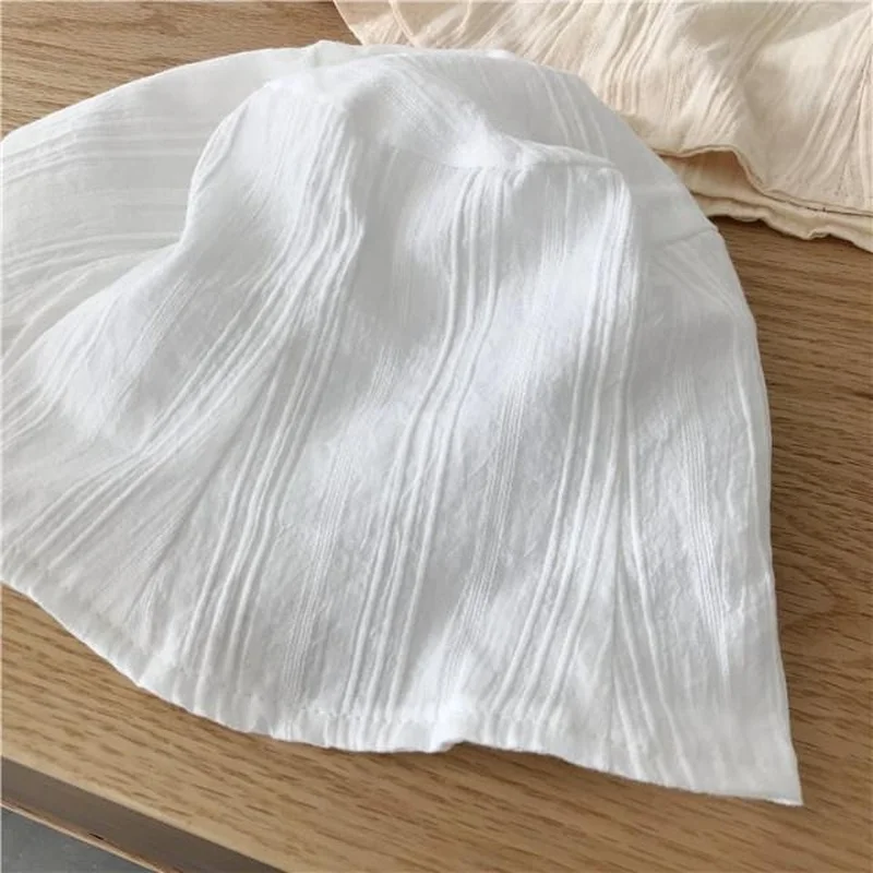 

Bucket Hats Women Summer All-match Korean Style Stylish Sun Protection Dome Outdoor Chic Caps Mujer Simple Hot Sale Elegant Ins