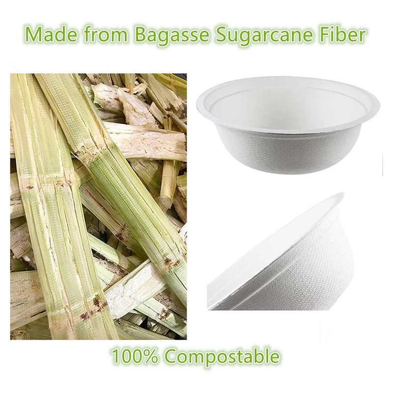 Compostable чаша натуральная одноразовая бумажная Экологически чистая