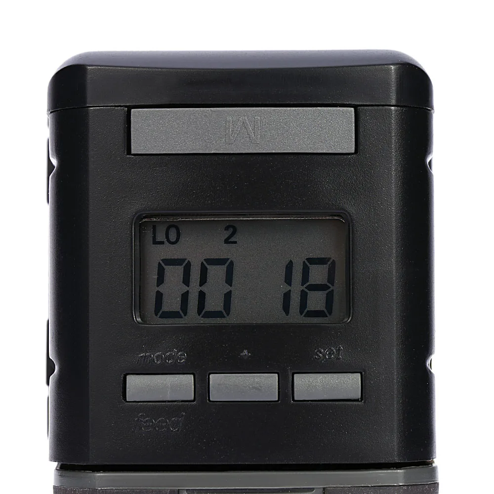 

New LCD Automatic Fish Feeder Aquarium Fish Tank Auto Food Timer Feeding Dispenser Adjustable Outlet Accessories