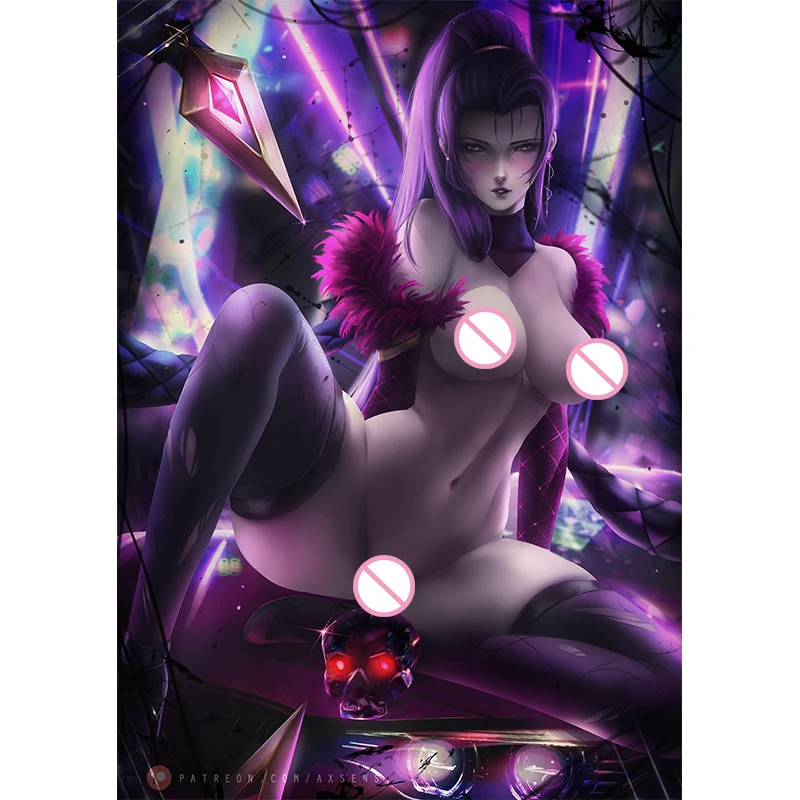 

Sexy Girl LOL KDA Kaisa Warrior Lady Canvas Painting Print Anime Video Game Comics Art Poster Wall Decoration Picture for Room