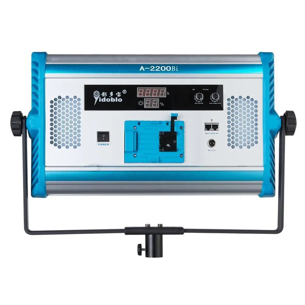 

100W Yidoblo A-2200BI LED Video Lighting DMX Panel Ultra Bright Warm & Cold Professional Studio Photography Continue Lighting