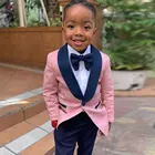 2 шт., Детские блейзеры для мальчиков, с отложным воротником