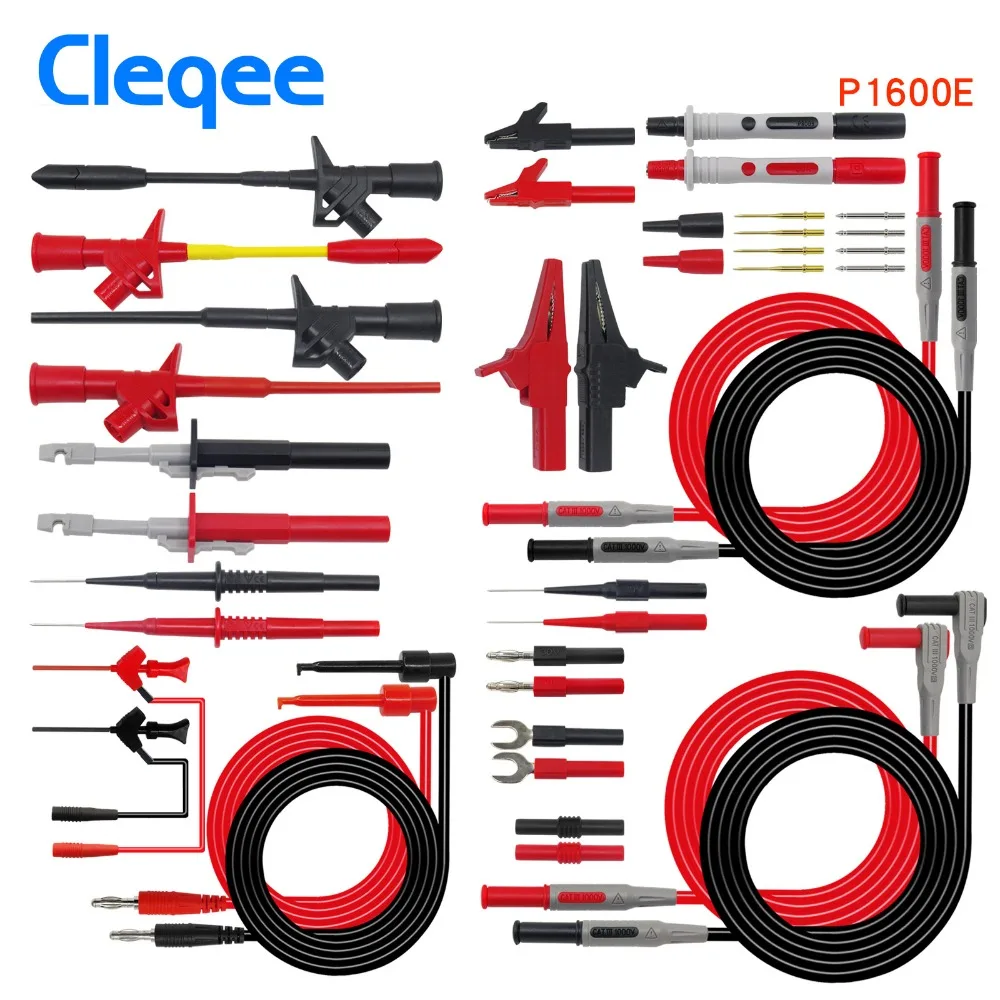 Высококачественный мультиметр Серии Cleqee P1600 набор тестовых кабелей BNC тестовый