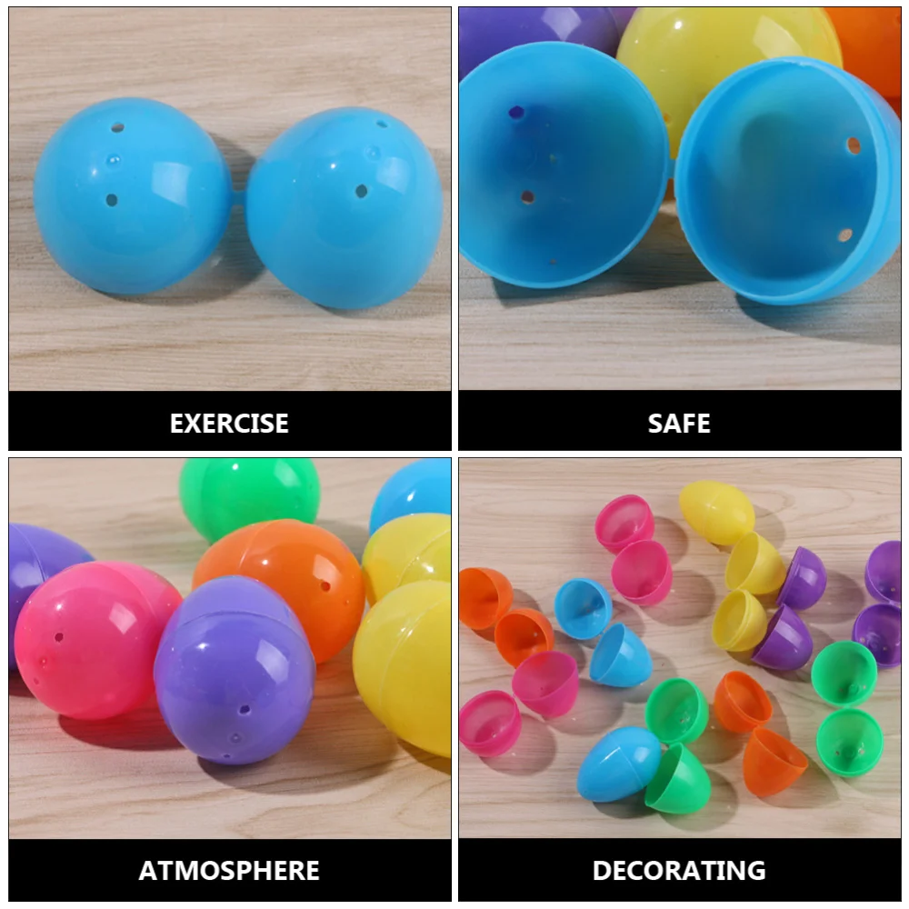 

192pcs Educational Cartoon Easter Egg Capsule Capsule Egg Shell