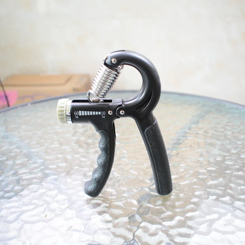 

R-Shape Adjustable Hand Grip Hand Exerciser Sports Strength Countable Exercise Strengthener Gripper Finger Pinch Carpal Expander