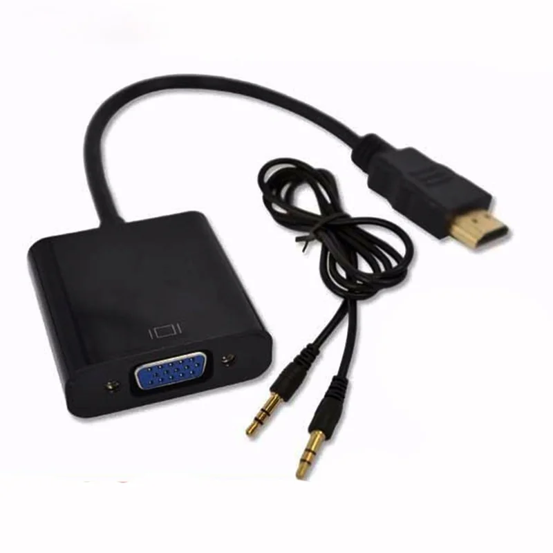 Видеоконвертер с HDMI-совместимым штекером на VGA RGB разъемом HDMI-совместимый к