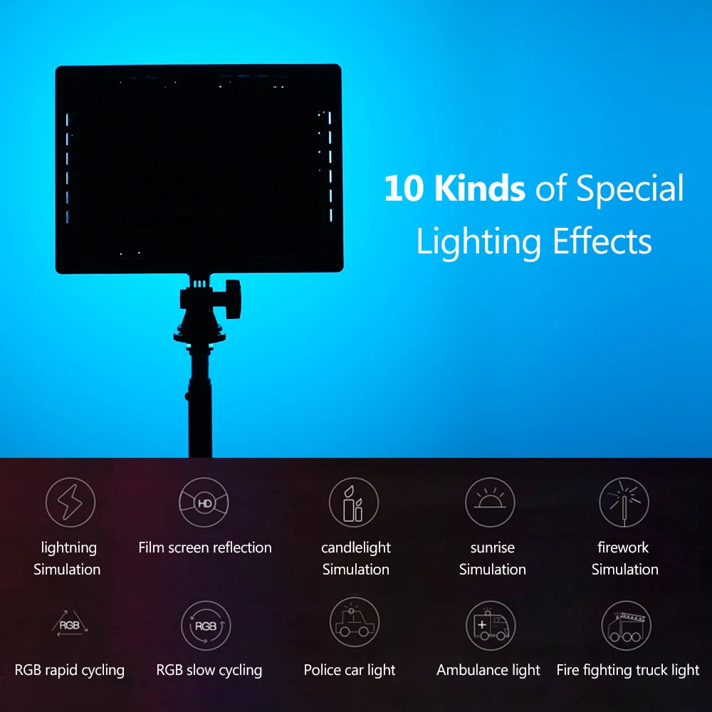 Светодиодная лампа для видеосъемки YONGNUO YN300AIR II RGB светодиодный Камера видео