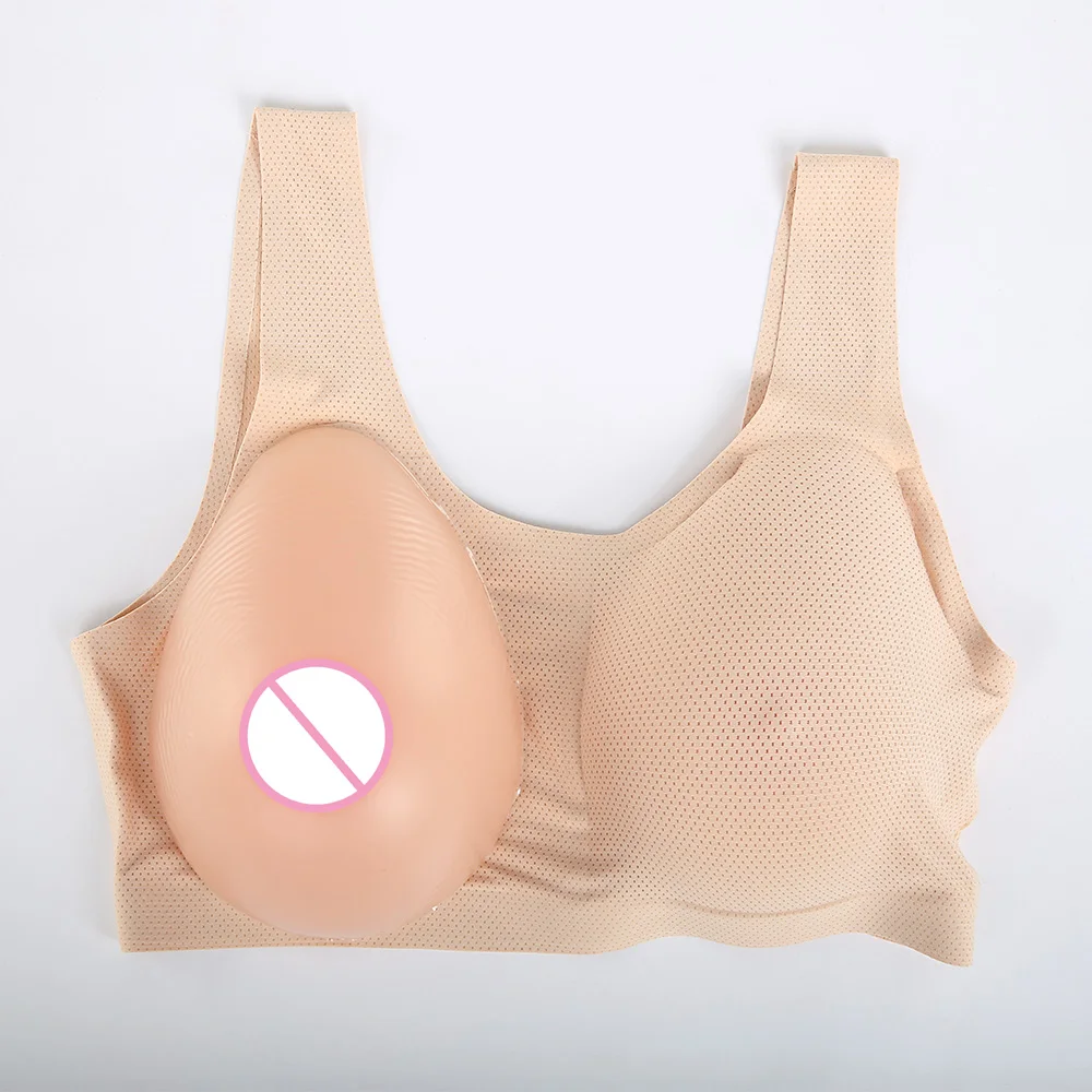 

EE cup 1600g silicone fake breast matching bra HOT Silicone Breast Forms Bra Crossdresser Style Big Fake Boobs Brassiere