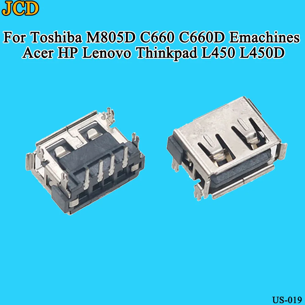 Разъем USB JCD для ноутбука 2 0 дюйма шт. разъем Toshiba M805D C660 C660D Emachines Acer HP Lenovo Thinkpad L450 L450D