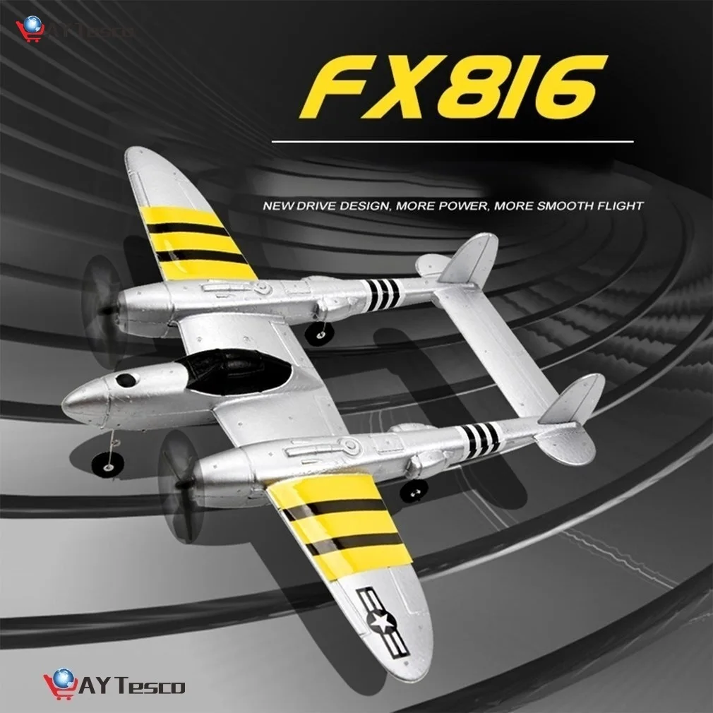 

RC plane Fixed Wing Radio Control FX816 P38 2.4G Wingspan RC Fighter Simulation Aircraft Airplane Model Toy Outdoor Flight Drone