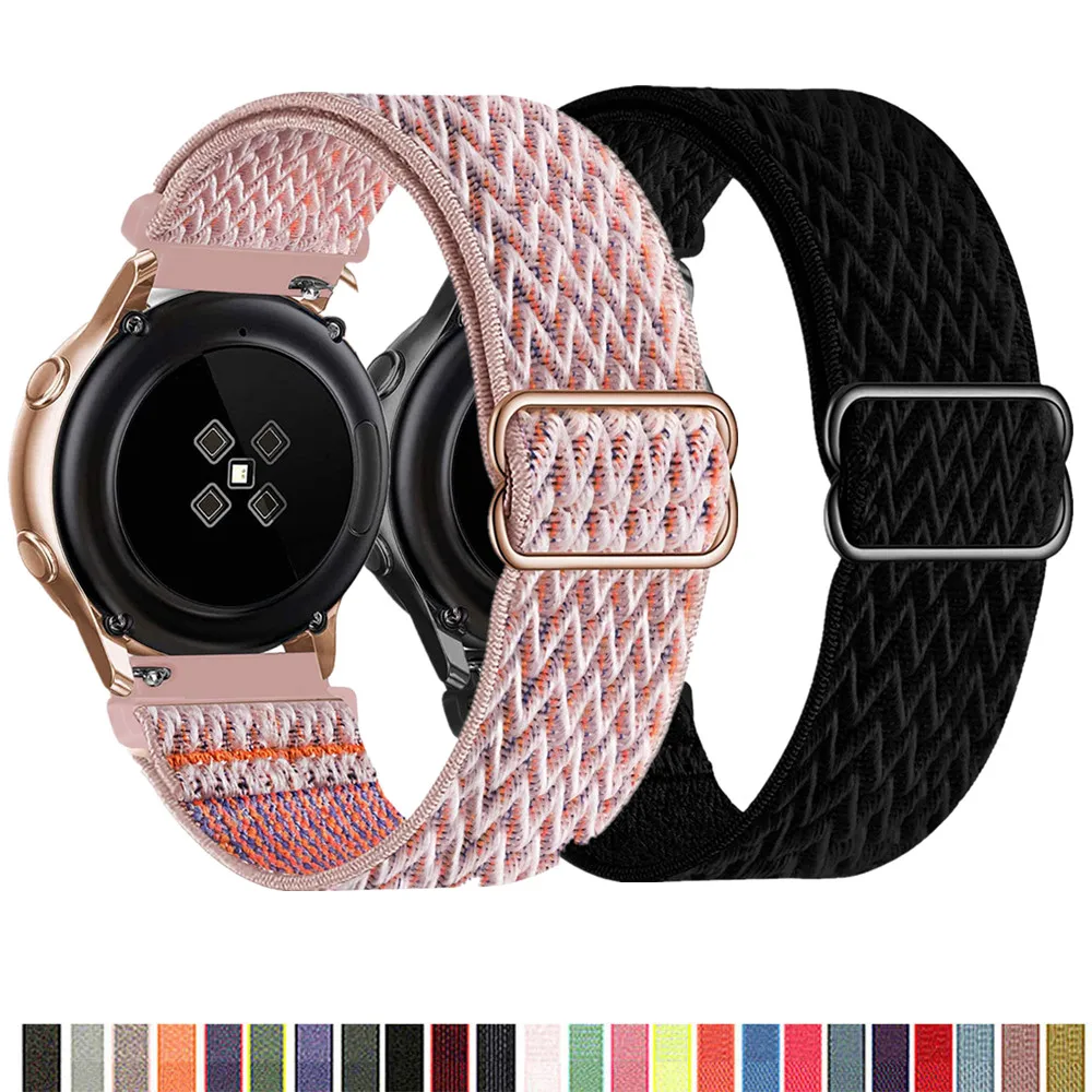 

Ремешок нейлоновый для Samsung Galaxy Watch 42 мм/46 мм, спортивный смарт-браслет для Huawei Gt 2, наручный браслет