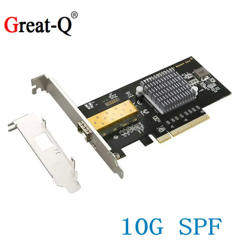10Gbps Pcie Lan Card PCI Express Slot Network Card 10G gigabit with Intel 82599 Chipset 10 100 1000mbps pcie x1 dual port gigabit ethernet network card rtl8111e chipset