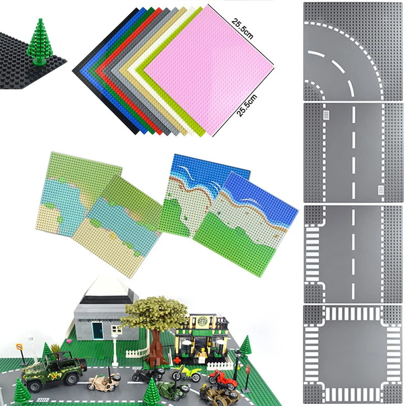 Классический базовый тарелки набор городская улица дорожная плита опорные плиты