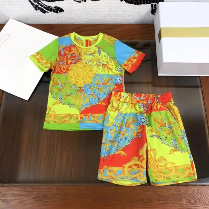 

Summer printed boys suit