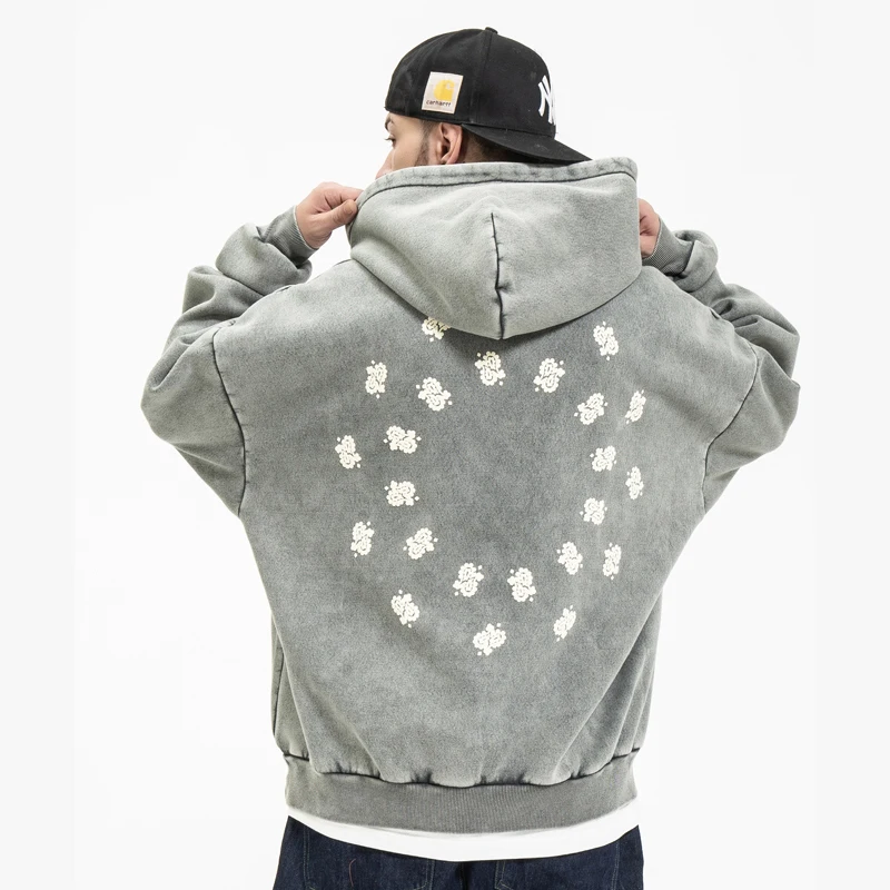 

NIGO ASK Hooded Sweater Coat
