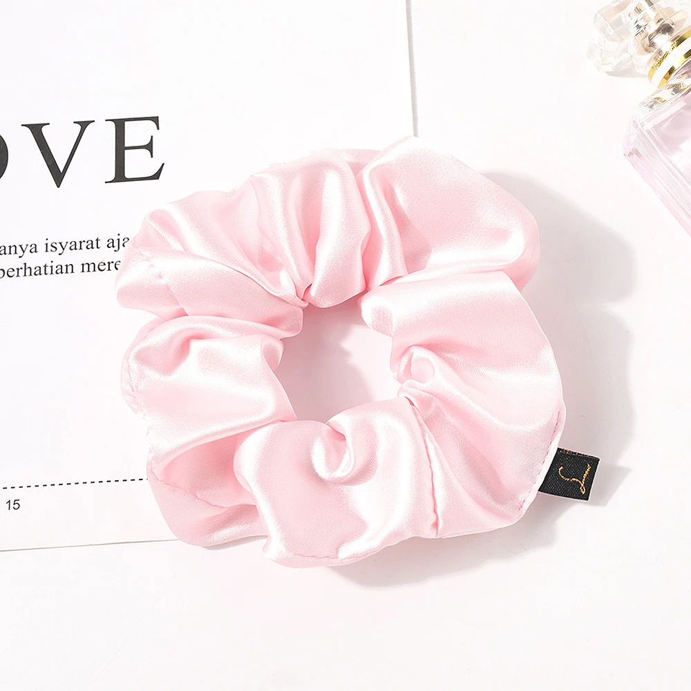 Роскошные атласные резинки для волос с верхней полкой женские шелковые