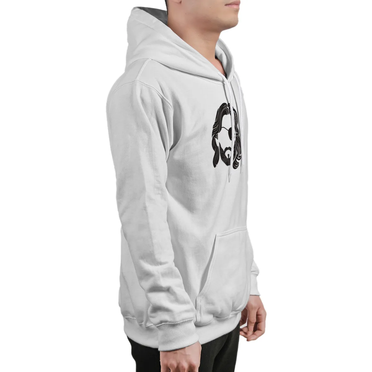 

Men's Hoodie Snake StubblePrint Cotton Couples Matching Retro Hip-Hop Sweat Capuche 37843