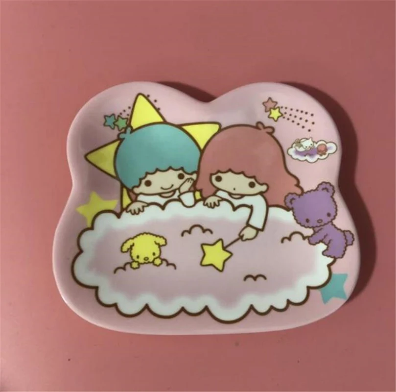 С рисунком из мультфильма симпатичное блюдо лягушка звезда Форма Кот пластина