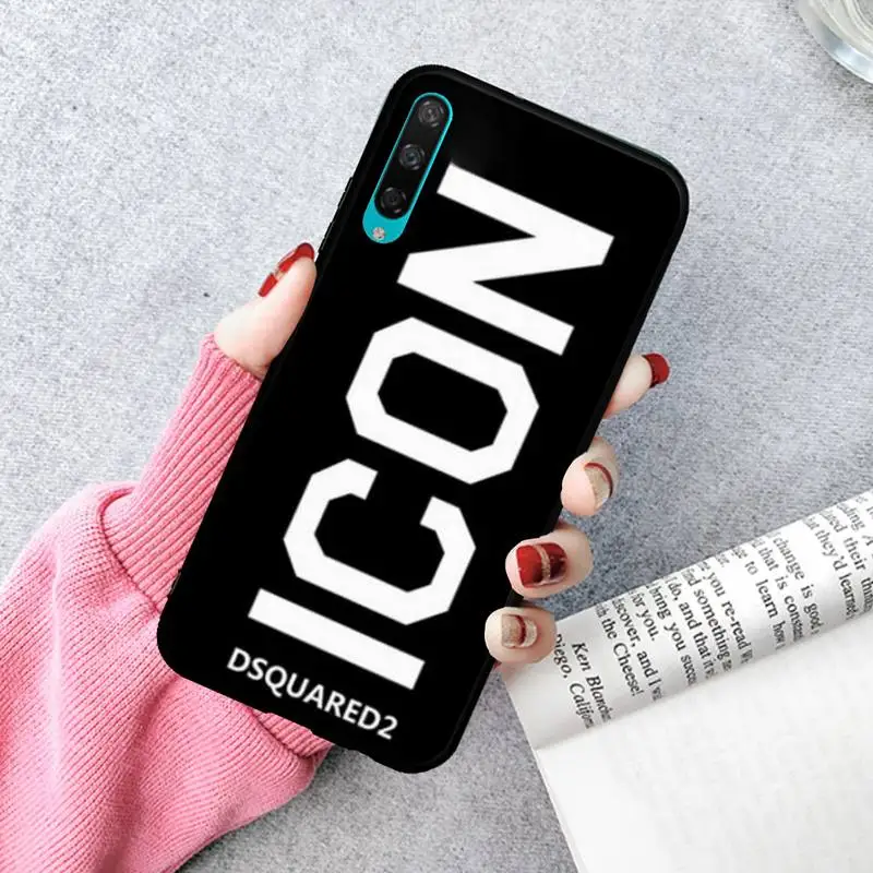 

Maple Leaf DSQUARED2 DSQ2 ICON Soft Phone Cases For Huawei P20 30 40 Pro Mate 20x 30 40 Pro Nova6 7 Honor 9X 10