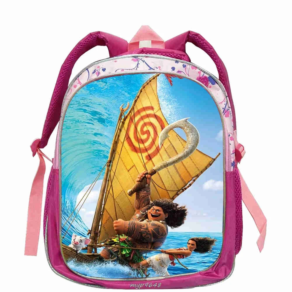 Рюкзак Moana детский школьный ранец с аниме рюкзаки 14 дюймов для учеников и