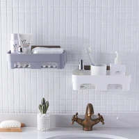 multifunction bathroom shelf sponge drain rack storage suction holder kitchen organizer sink kitchen accessories bath baskets