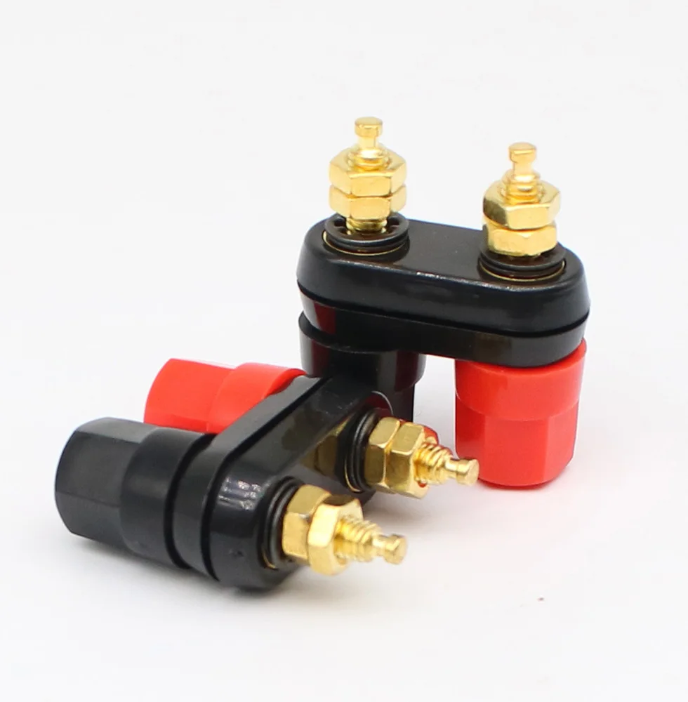 

Качественные вилки типа «банан», парные клеммы, красный, черный разъем, усилитель, Клемма, обвязочная стойка, фоторазъем