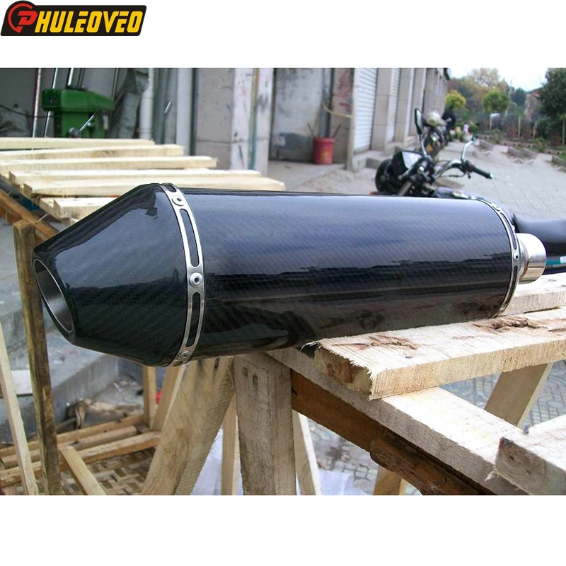 

Универсальный идентификатор: 51 мм/54 мм/57 мм/61 мм/63 мм/65 мм/67 мм/70 мм L:500 мм индивидуальный выхлопной глушитель из углеродного волокна для мотоц...