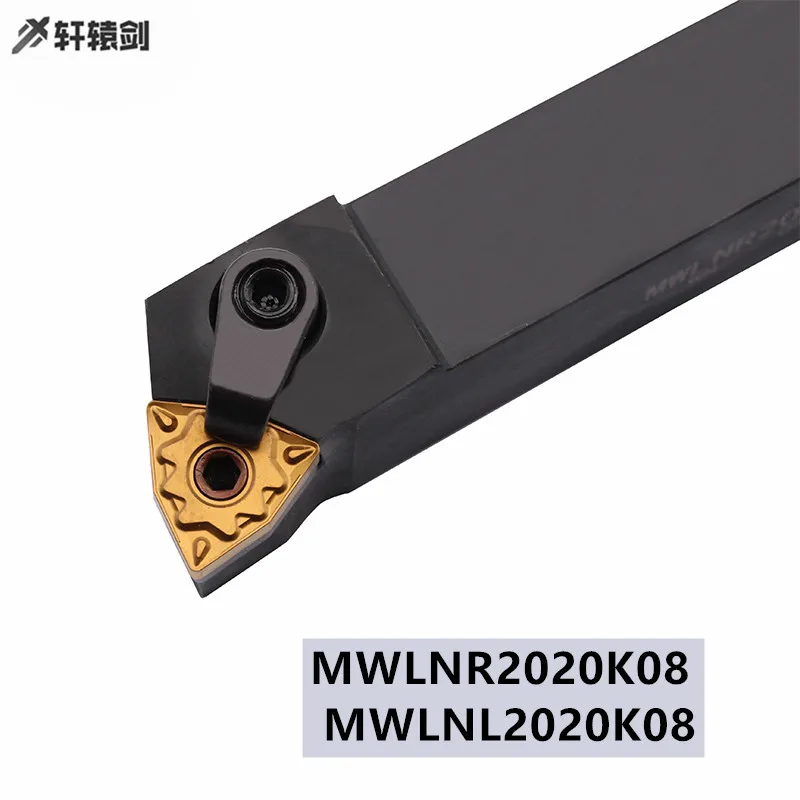 

MWLNR2020K08 MWLNL2020K08 External Turning Tool Holder Clamping CNC Lathe Cutting for WNMG080404 Inserts