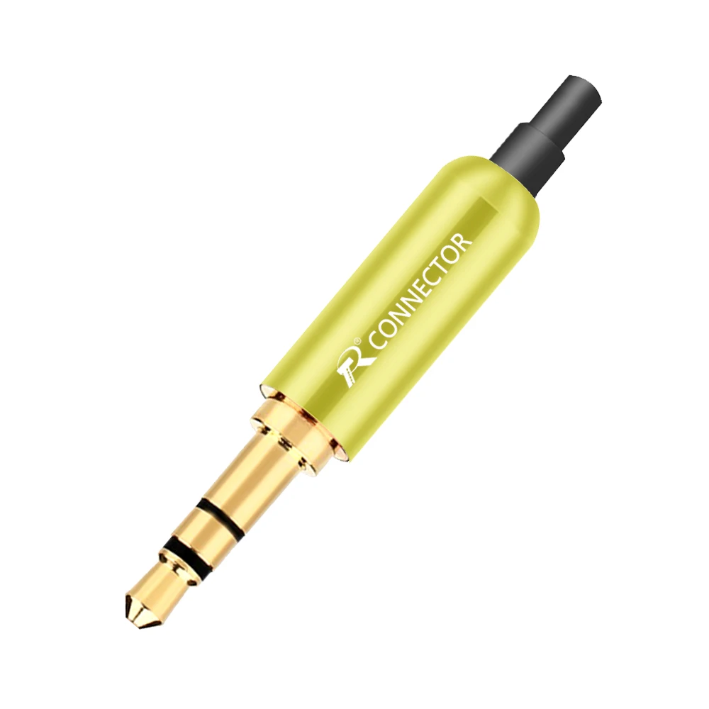 10 шт. алюминиевые штекеры для наушников 3 5 мм|connectors gold|connector 3connector 3.5mm |