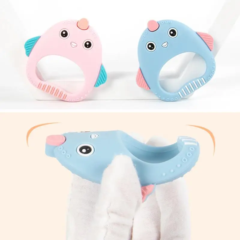 

Silicone Teether Rodent Cartoon Animals 1pc Food Grade Silicone Pandents DIY Teething Toys For Teeth Tiny Rod Baby Teethers Gift
